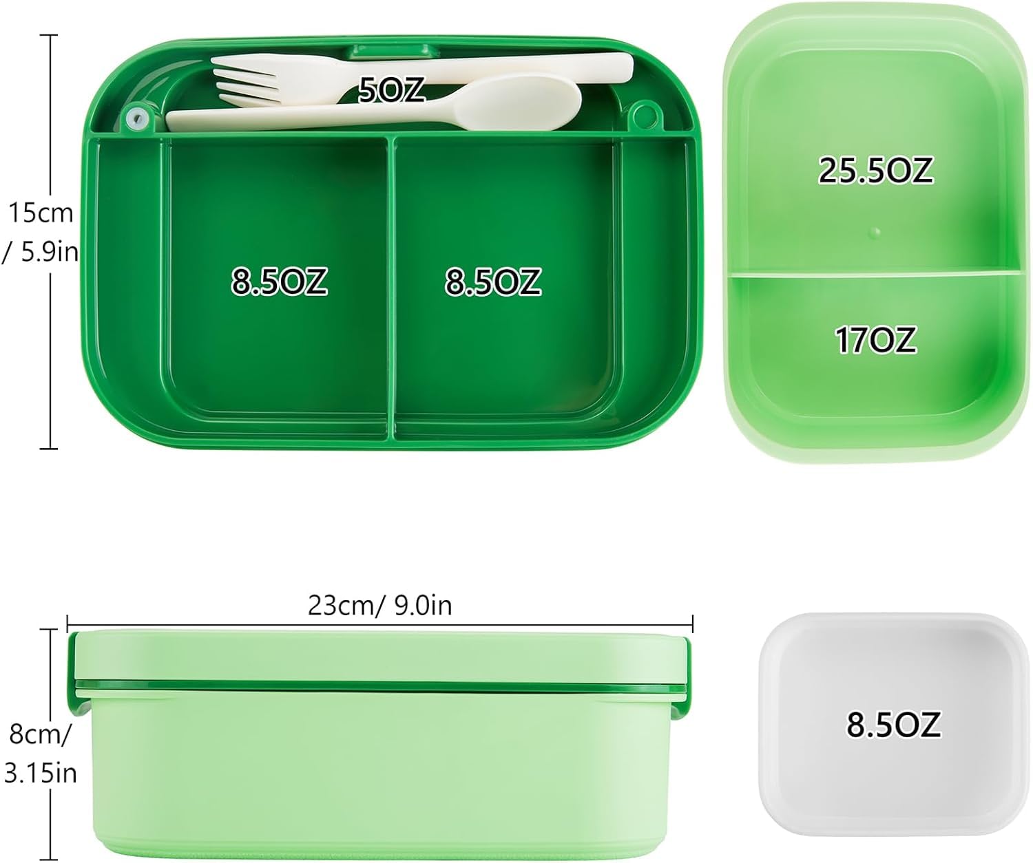 Bento Box Adult Lunch Box- Stackable Lunch Box Container for Kids & Women & Men with Utensil Set , Leak-Proof, Microwave & Dishwasher Safe - Ideal for Meal Prep, Work, School, and Trave(Blue)