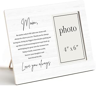 Mother of the Bride Gifts Picture Frame, Wedding Gifts for Mom from Bride Daughter,