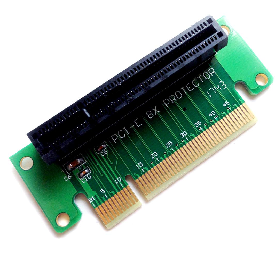 Amazon.co.jp: PCI-E 8x (PCIe 8x,PCI Express 8x) 90° 直角アダプタ