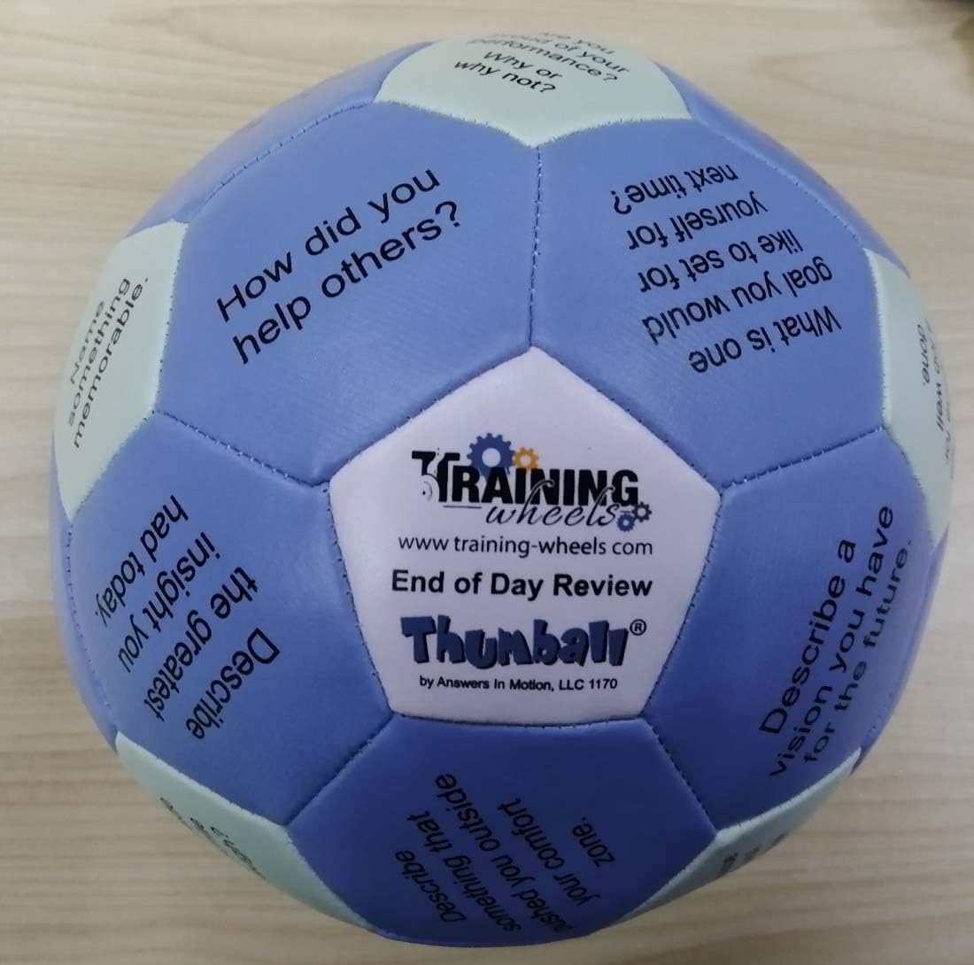 Training Wheels Conflict Resolution Thumball for End of Group Debriefing Team Building Activities for Work and Therapy (Conflict Resolution, 6")