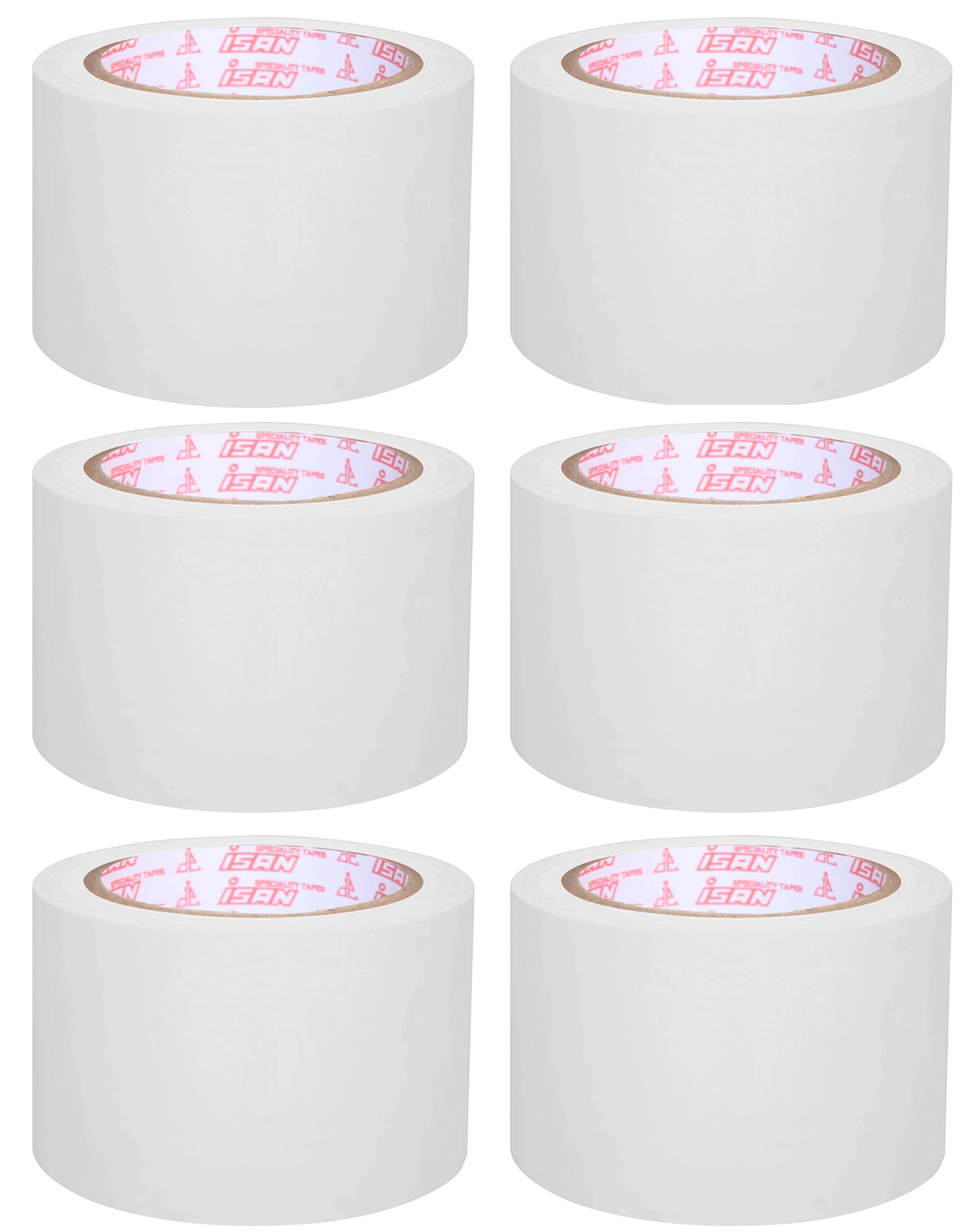 ISAN® WHITE Vinyl Floor Marking Tape 72mm (3" Approx) Width X 15Mtr Length, PVC, Non-Abresive (6 pcs.) (B09H489GRG) Amazon Price History, Amazon Price Tracker