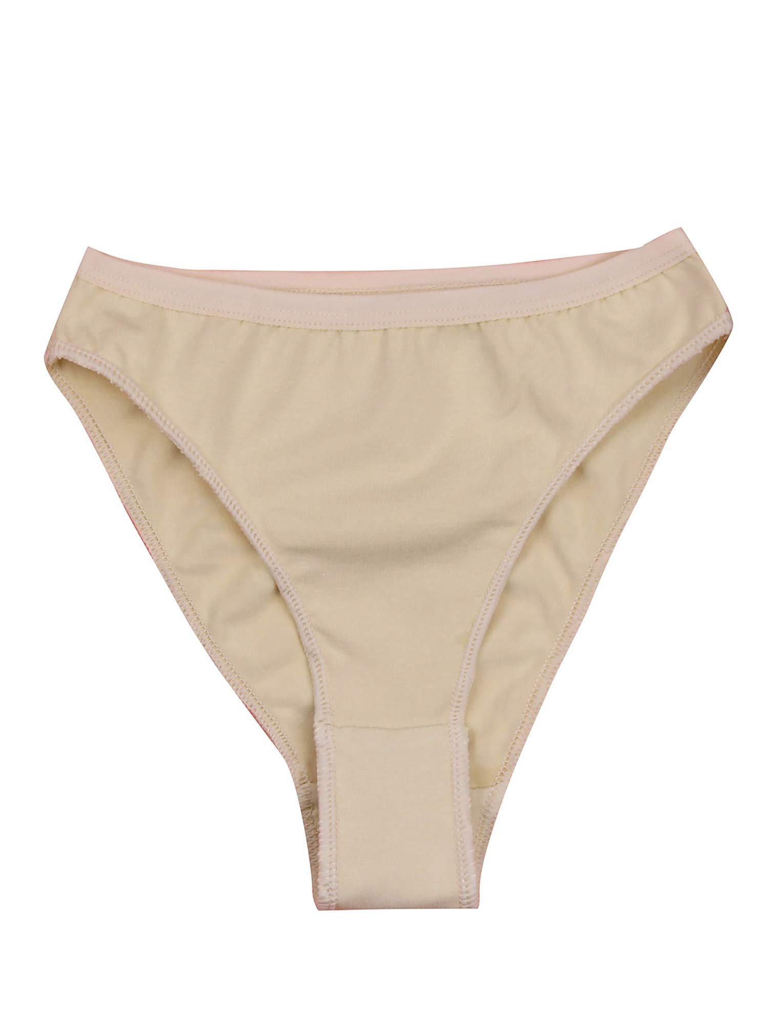 Kids Girls Seamless Underpants High Leg Cut Gymnastics Knickers Cotton Bottoms Athletic Underwear