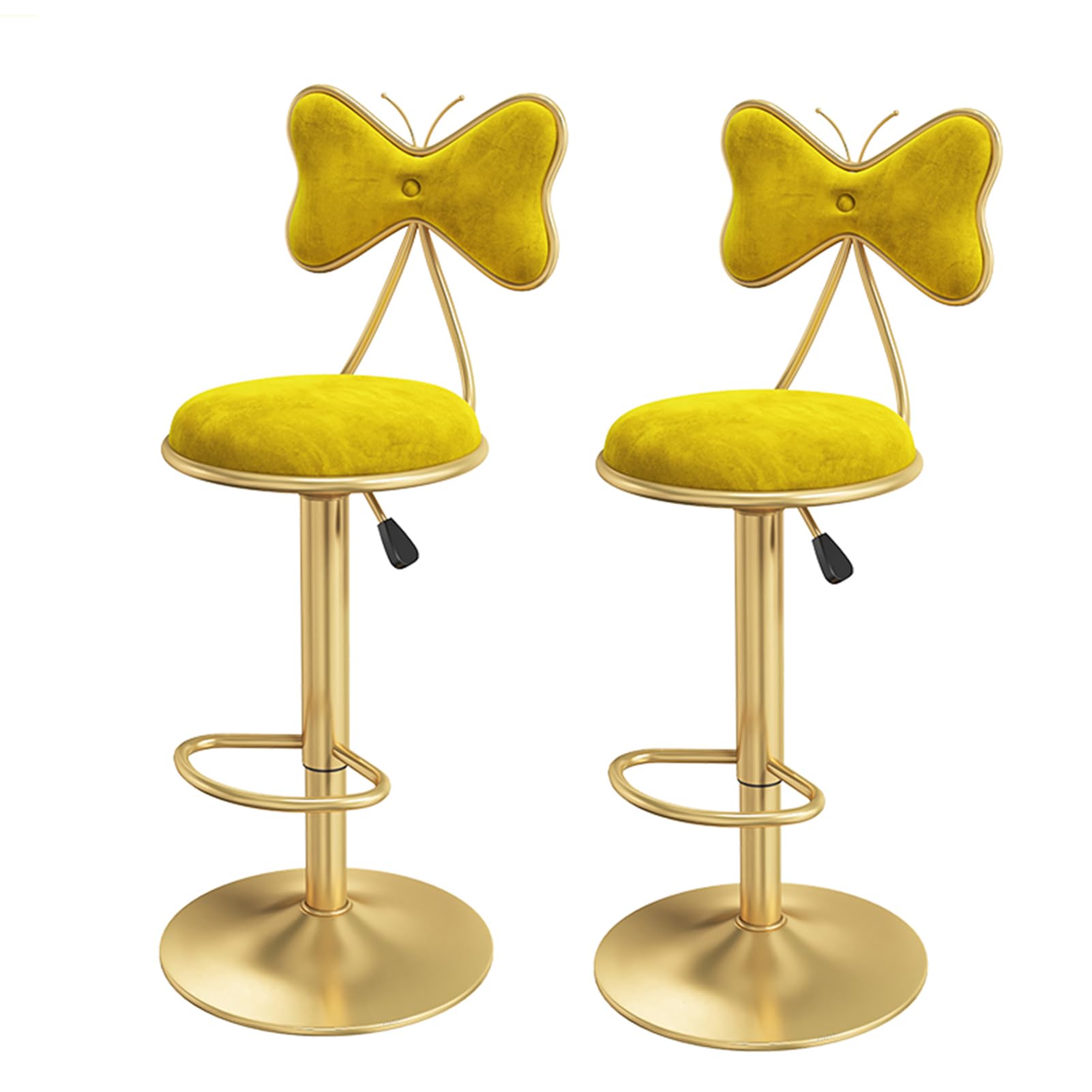 Tabourets d'îlot pour cuisine moderne chaise de bar en velours