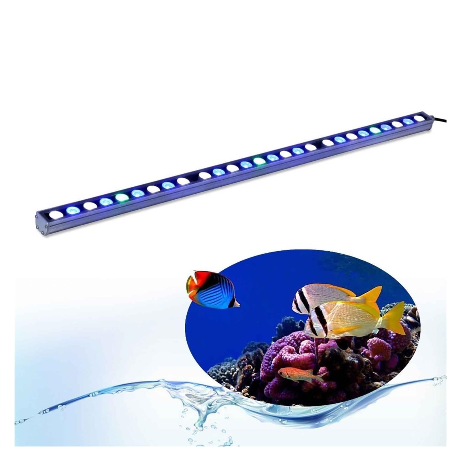 oświetlenie akwarium 5 sztuk/partia 81W IP65 wodoodporna listwa świetlna LED do akwarium twarda taśma lampa dla rafy koralowej wzrostu/roślin słodkowodne oświetlenie akwarium do akwarium roślinnego