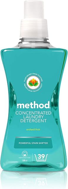 Method Concentrated Laundry Detergent, Orchard Fruit, 39 Washes
