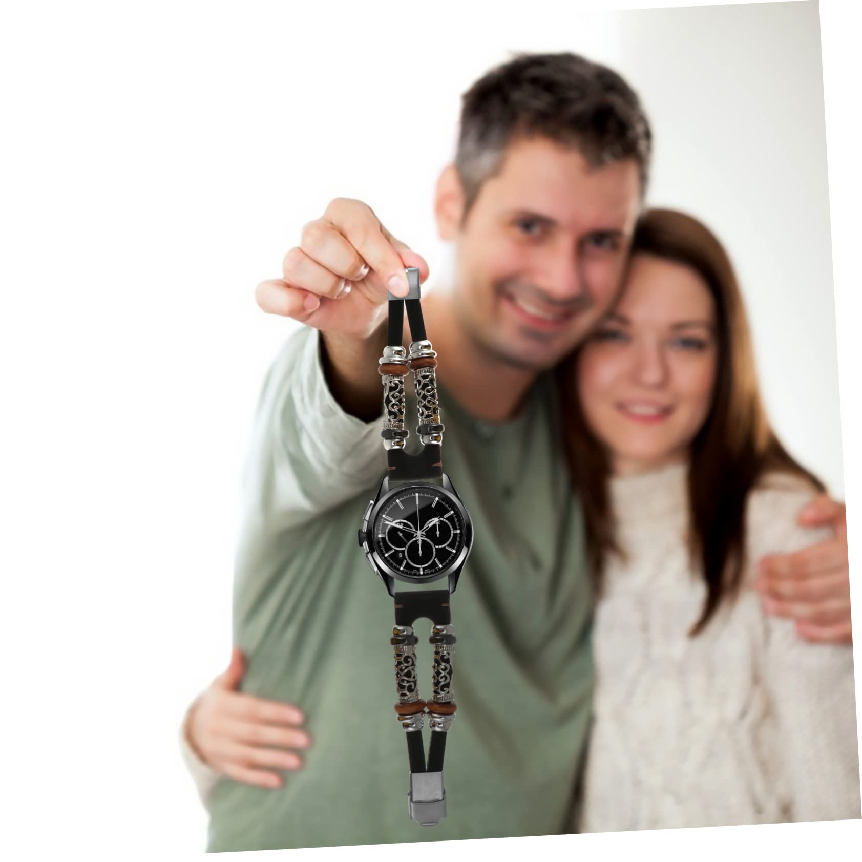 2piezas De Para Watch Banda De Reloj Elegante y Compatible Para y Ocasiones Especiales