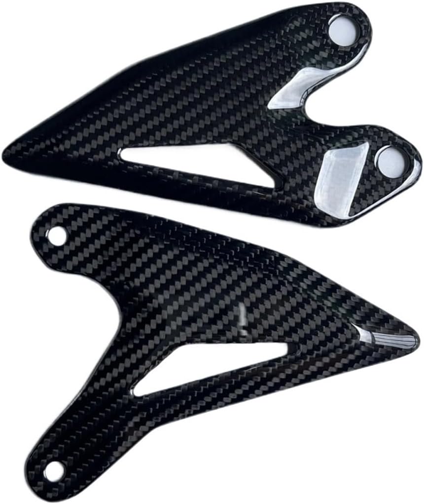 Compatible for Kawasaki Ninja 500 Ninja 400 Z400 Carbon Fiber Motorcycle Heel Guards & Pedal Set