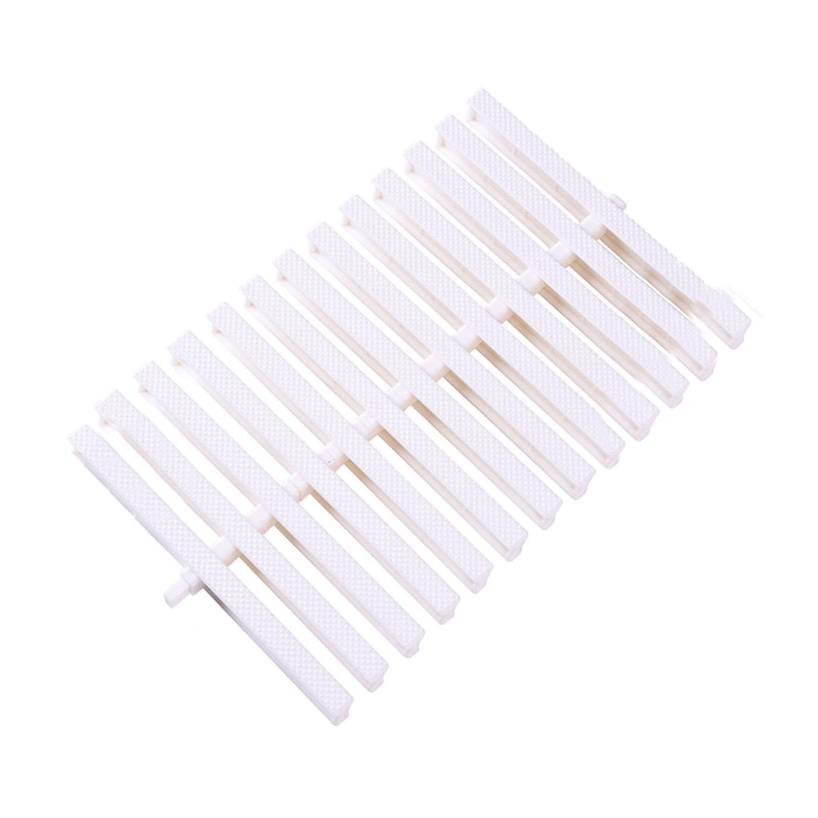Generico Griglia di Scarico per Piscina Resistente, Tappetino Antiscivolo in plastica PP da 15 cm, Portata 250 kg, Ideale per vialetti, patii e terrazze - Set da 15 Pezzi