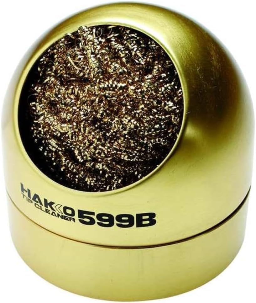 Hakko 599B-02 Solder Tip Cleaning Wire and Holder, 1 PACK