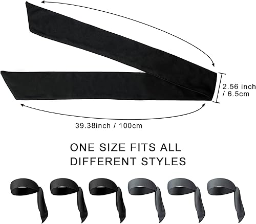 Miniatura 3 de Diademas de entrenamiento para mujeres y hombres, antideslizantes, diademas deportivas, bandas elásticas para el cabello, para yoga, correr,