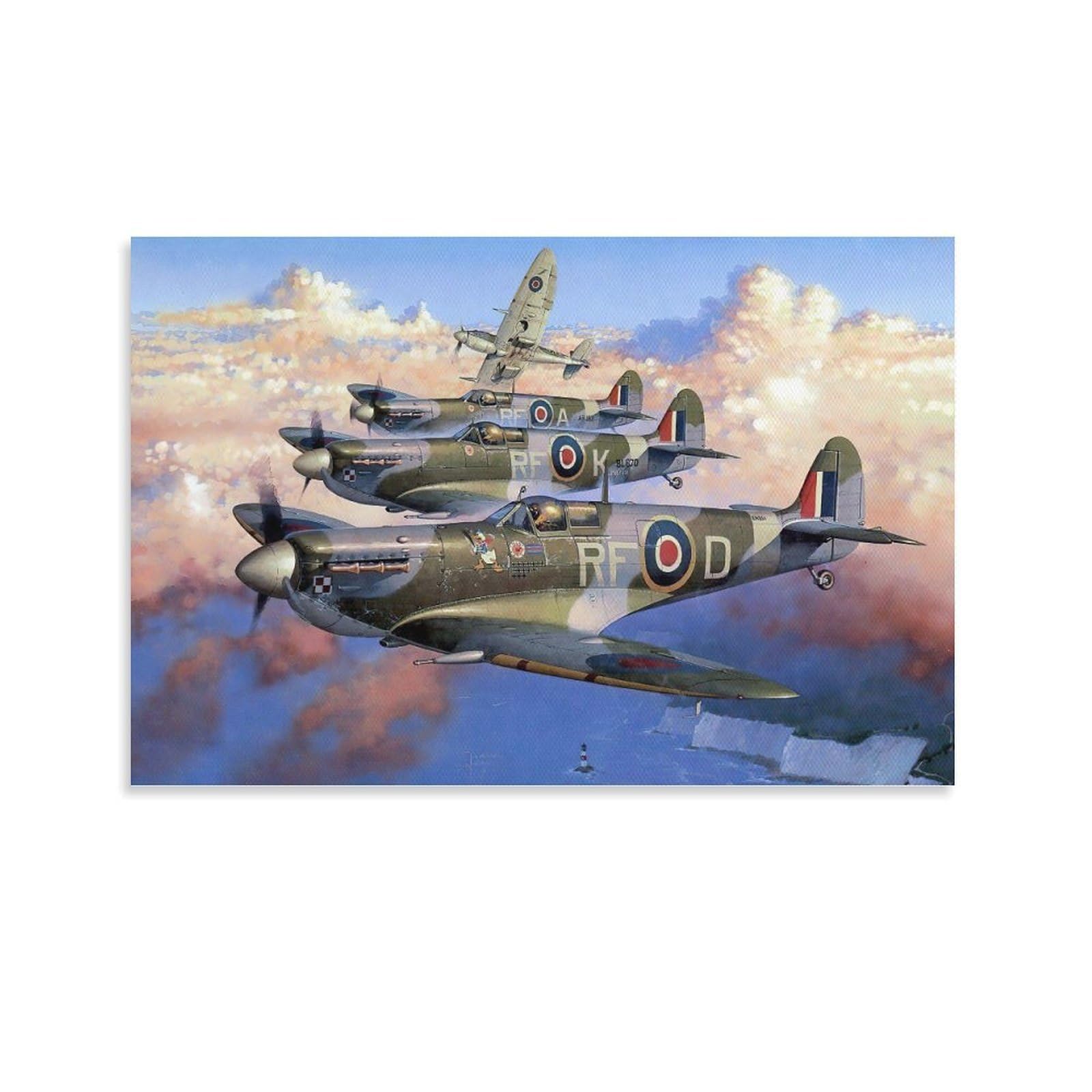 Hawker Hurricane Military Plane Aircraft (12) Posters Art Print Wall Photo Paint Poster Hanging Picture Family Decor 20x30inch(50x