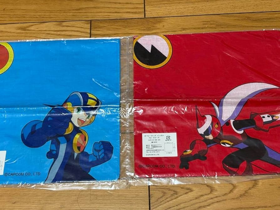 Amazon.co.jp: ロックマンエグゼ バンダナ ロックマン&ブルース