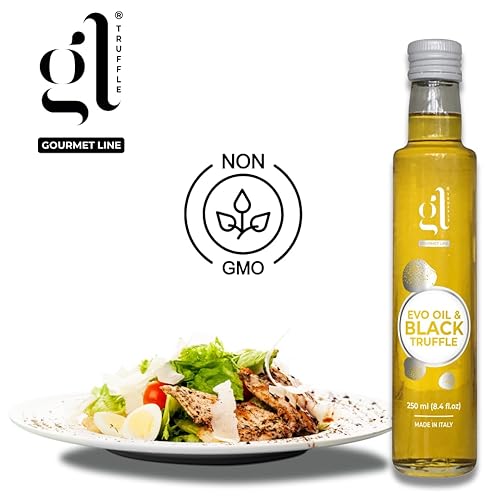 Miniatura 4 de Aceite de trufa negra, infundido con rodajas de trufa real, sabor concentrado de trufa, tamaño grande, tartufo, reserva premium, 8.5 fl oz (8.4 fl