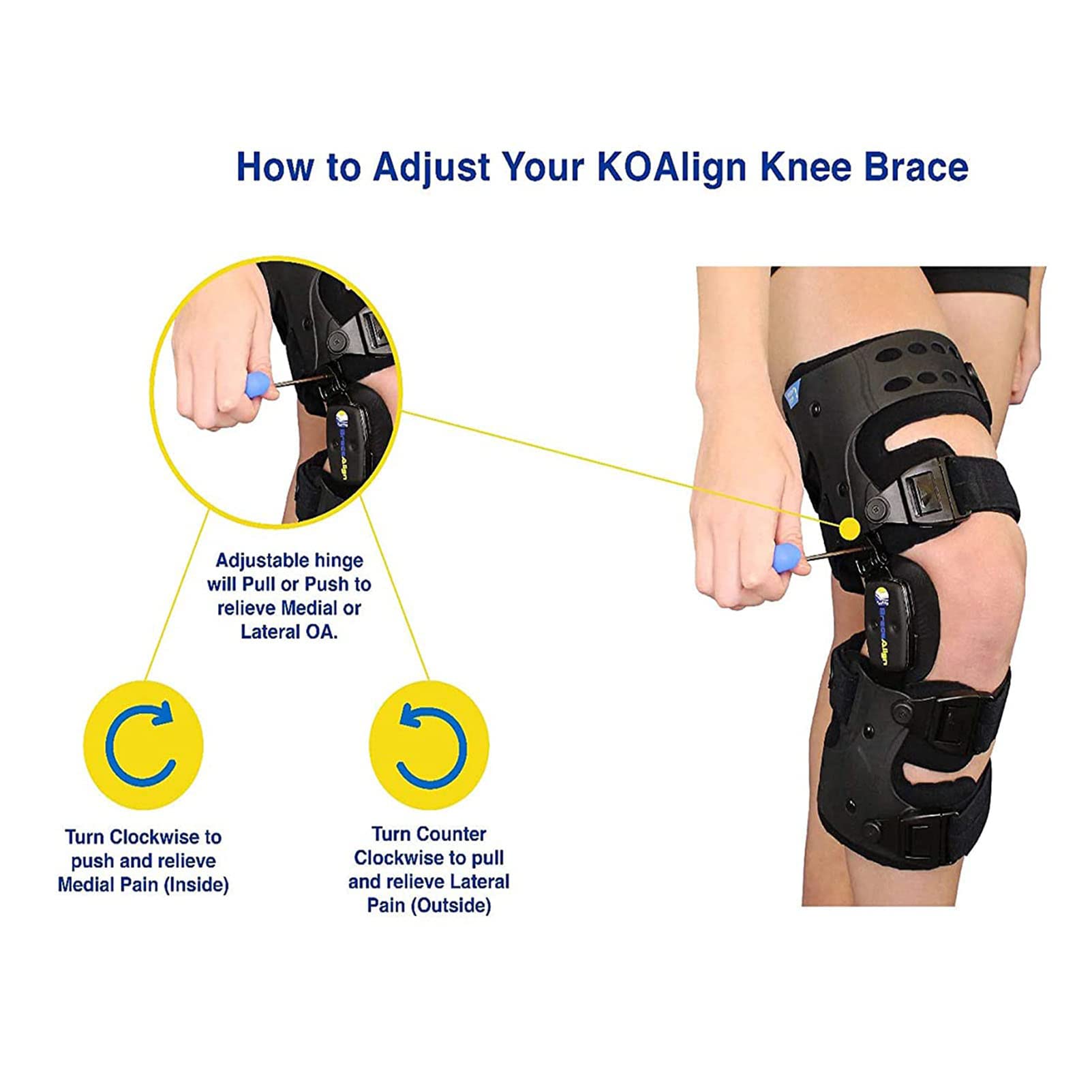 órtesis de Rodilla, Ortesis De Rodilla Regulable, Estabilizador de Articulaciones para Lesiones Deportivas y Protección contra la Articulación de la Rodilla Brace Fijo