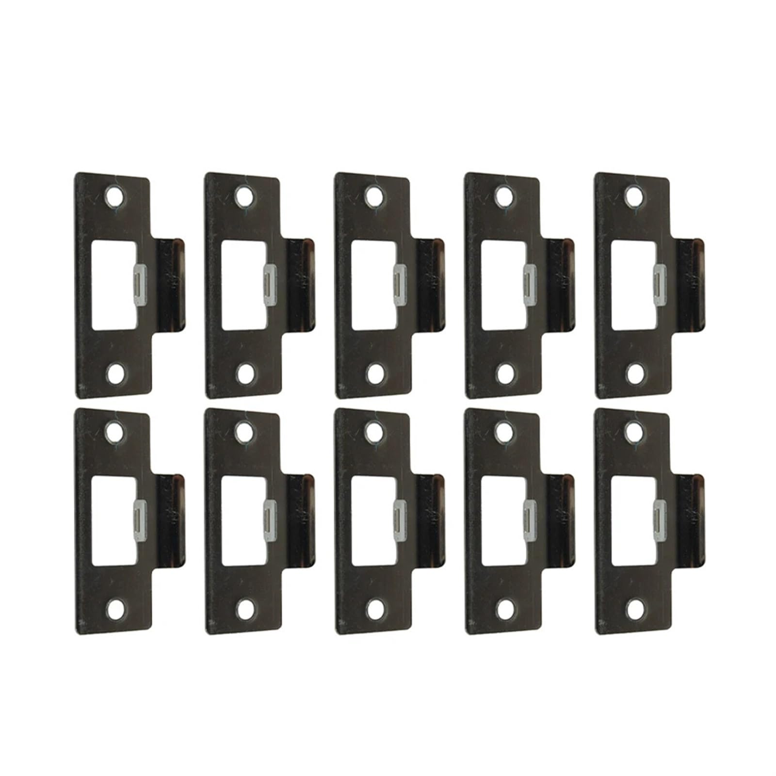 Gâche de porte en acier inoxydable durable - Finition argentée haut de gamme pour intérieur