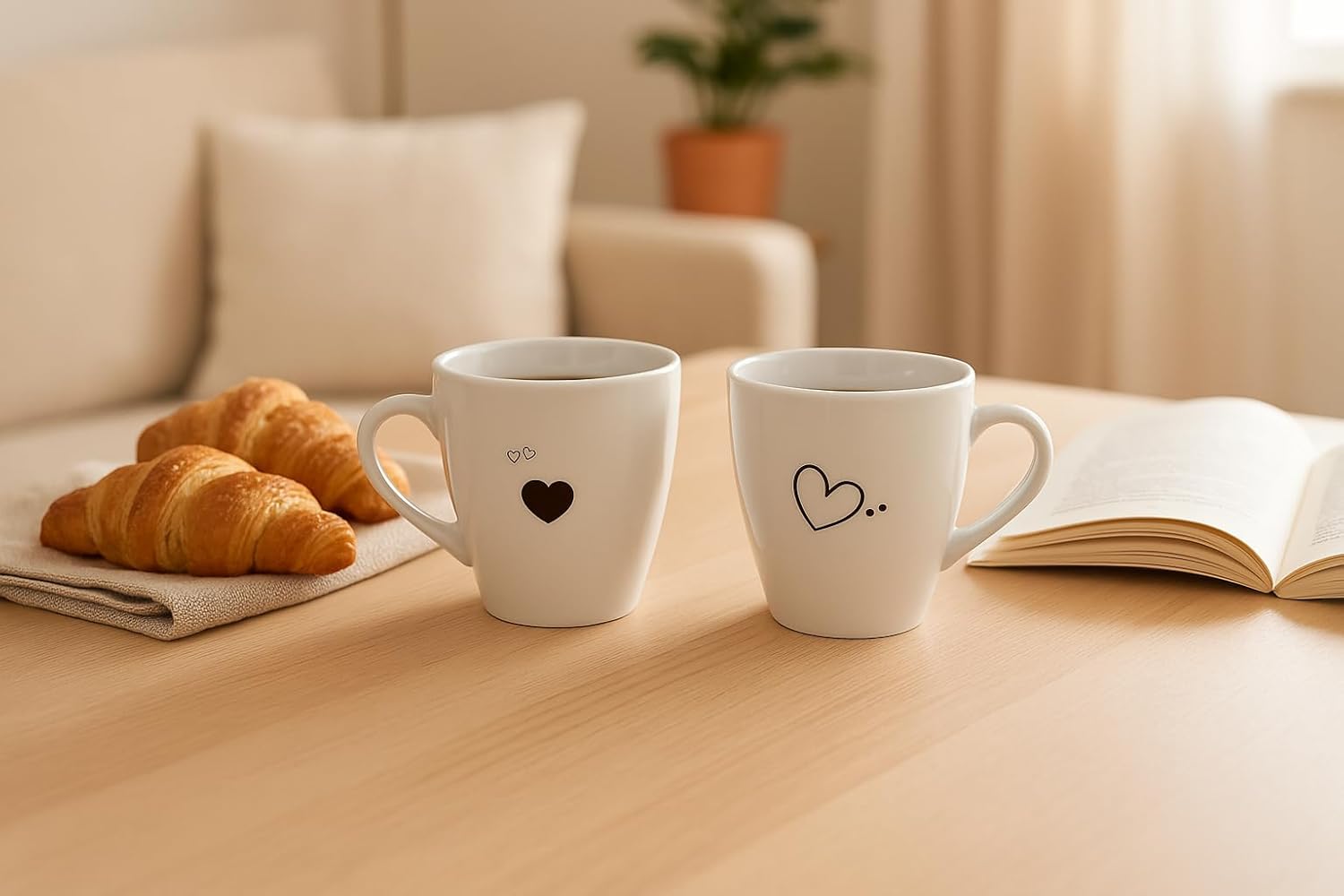 Kütahya Porselen Pretty 2 Parça Mug Bardak