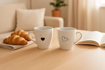 Kütahya Porcelain Pretty 2 Piece Mug Glass