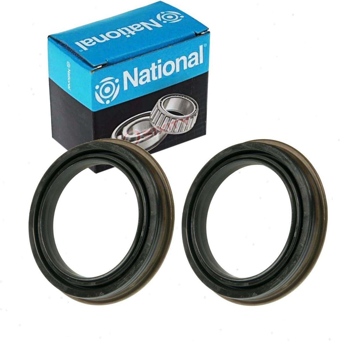 2 pc National Rear Inner Wheel Seals compatible with Dodge Ram 2500 2003-2010