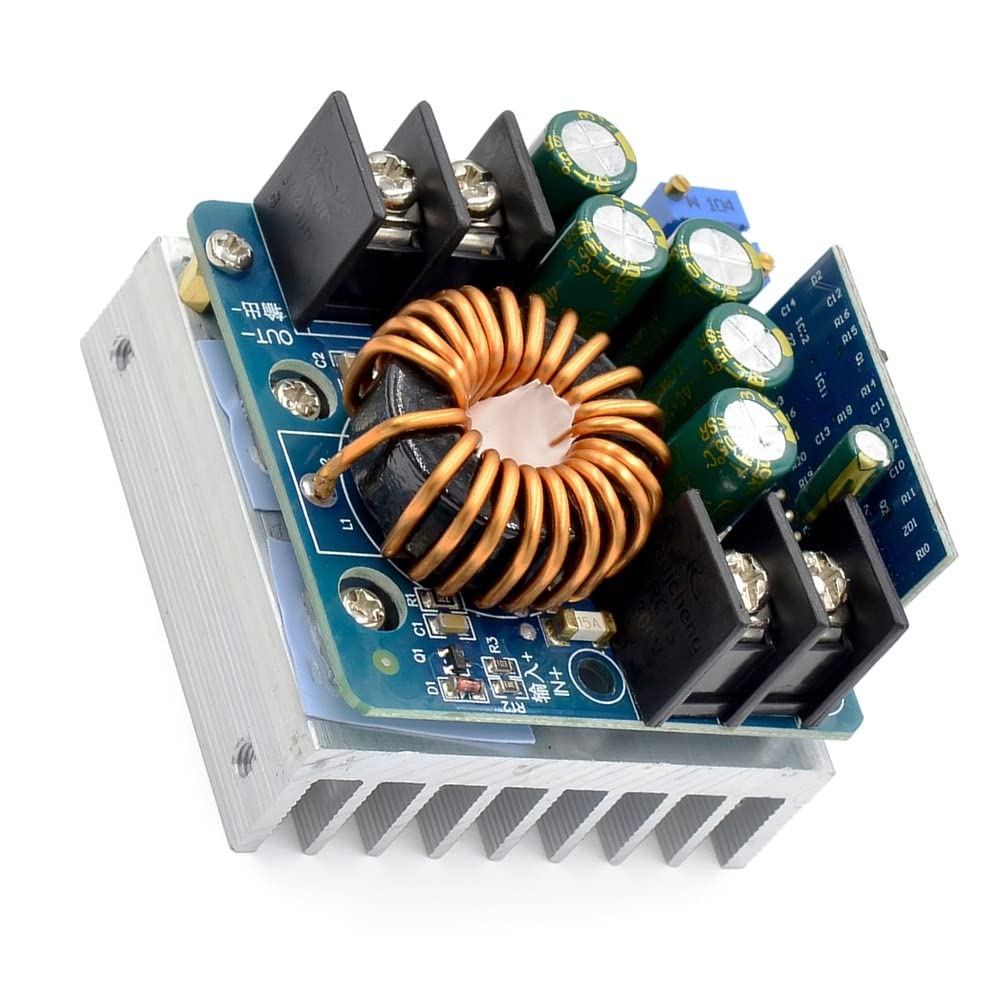 DONGKER Módulo reductor SZ-BK0612, DC-DC 10.5V-60V a 0-45V Buck módulo de fuente de alimentación 400W estabilizador electrónico de voltaje