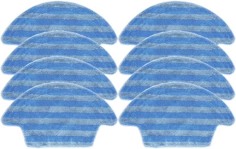 for HEPA Side Brush Mop Cloth Rag Replacement for iLife V55 Pro Robotic Vacuum Cleaner Spare Kits Accessories(8 mop)