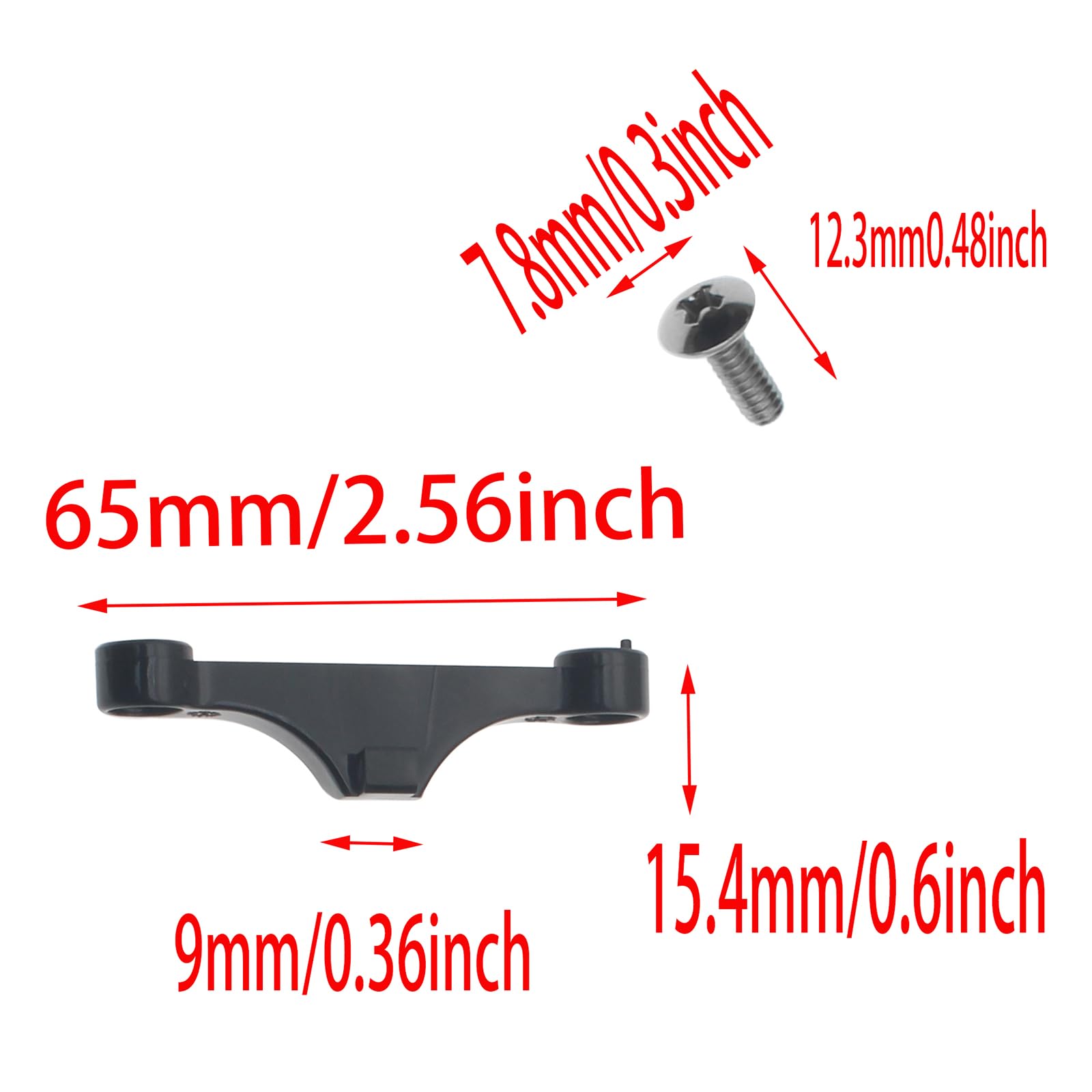 FDXGYH 2 Pcs AM5 Motherboard CPU Cooler Fan Bracket CPU Fan Retainer Bracket for AM5 Black