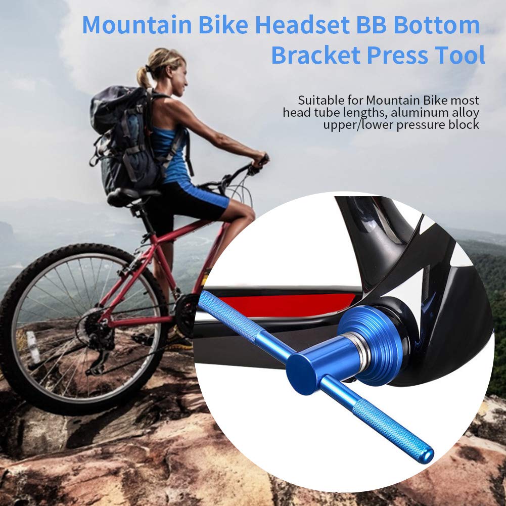 Outil D'installation Pour Boîtier De Pédalier Et Roulements De Vélo - Tige Acier Inox 24.5 Cm, Support Aluminium - 3