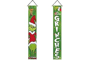 Colorlife Christmas Porch Sign Decoration