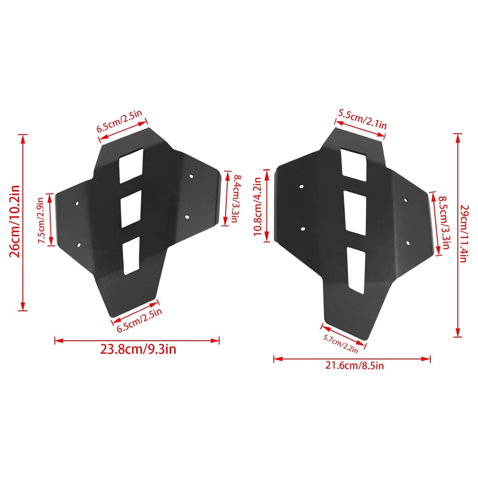 Protezione per testata motore, coperchio valvole, barre di protezione adatte per BMW R 1250 GS 1250GS ADV R1250 GS Adventure(Silver)