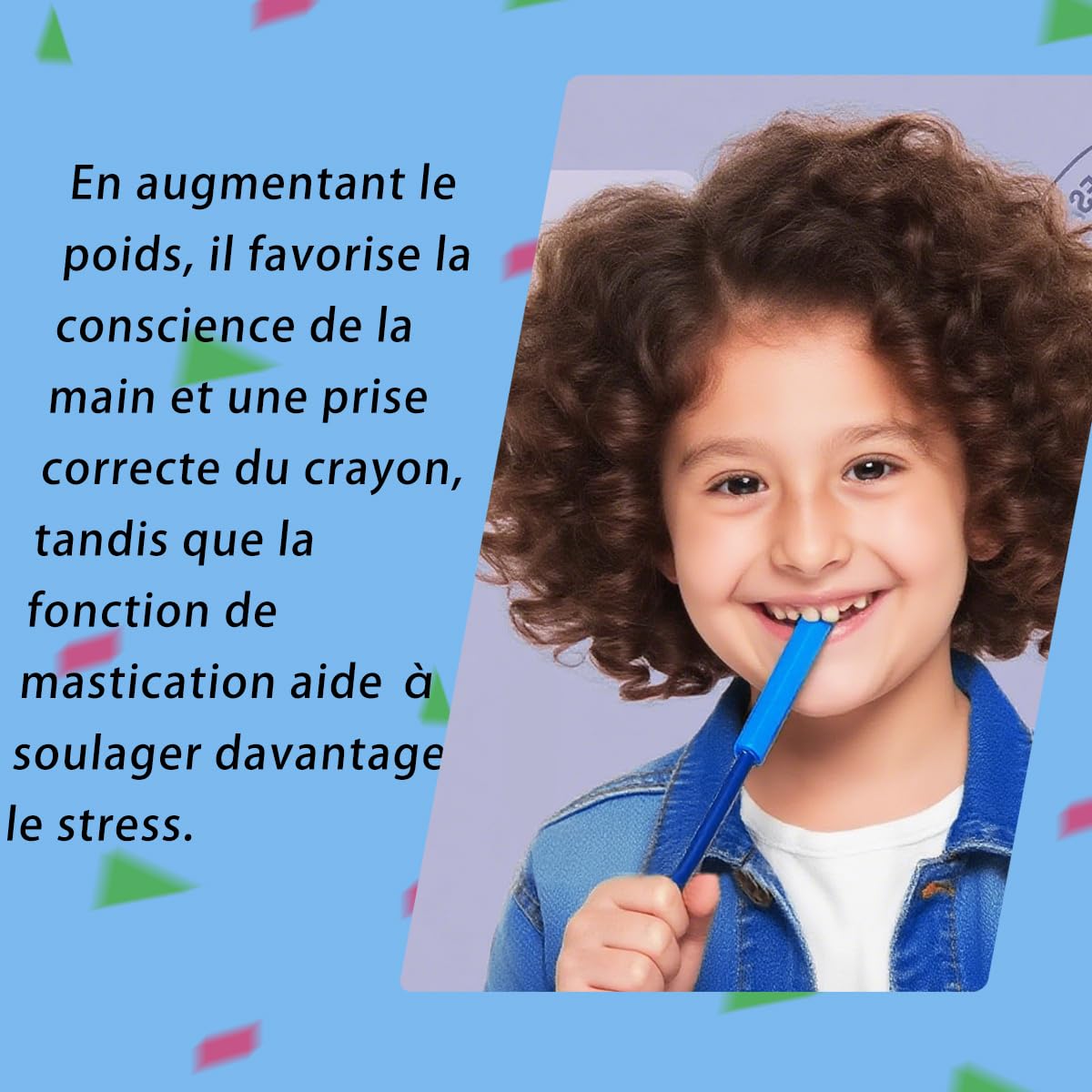 KEFU Embouts à Mâcher pour Crayons, Lot de 8, Accessoires Sensoriels pour Enfants Autisme TDAH