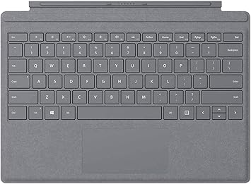غطاء نوع توقيع Microsoft Surface Pro - مصنوع من الكانتارا ، مادة متينة ومقاومة للبقع ، فحم خفيف - FFQ-00141