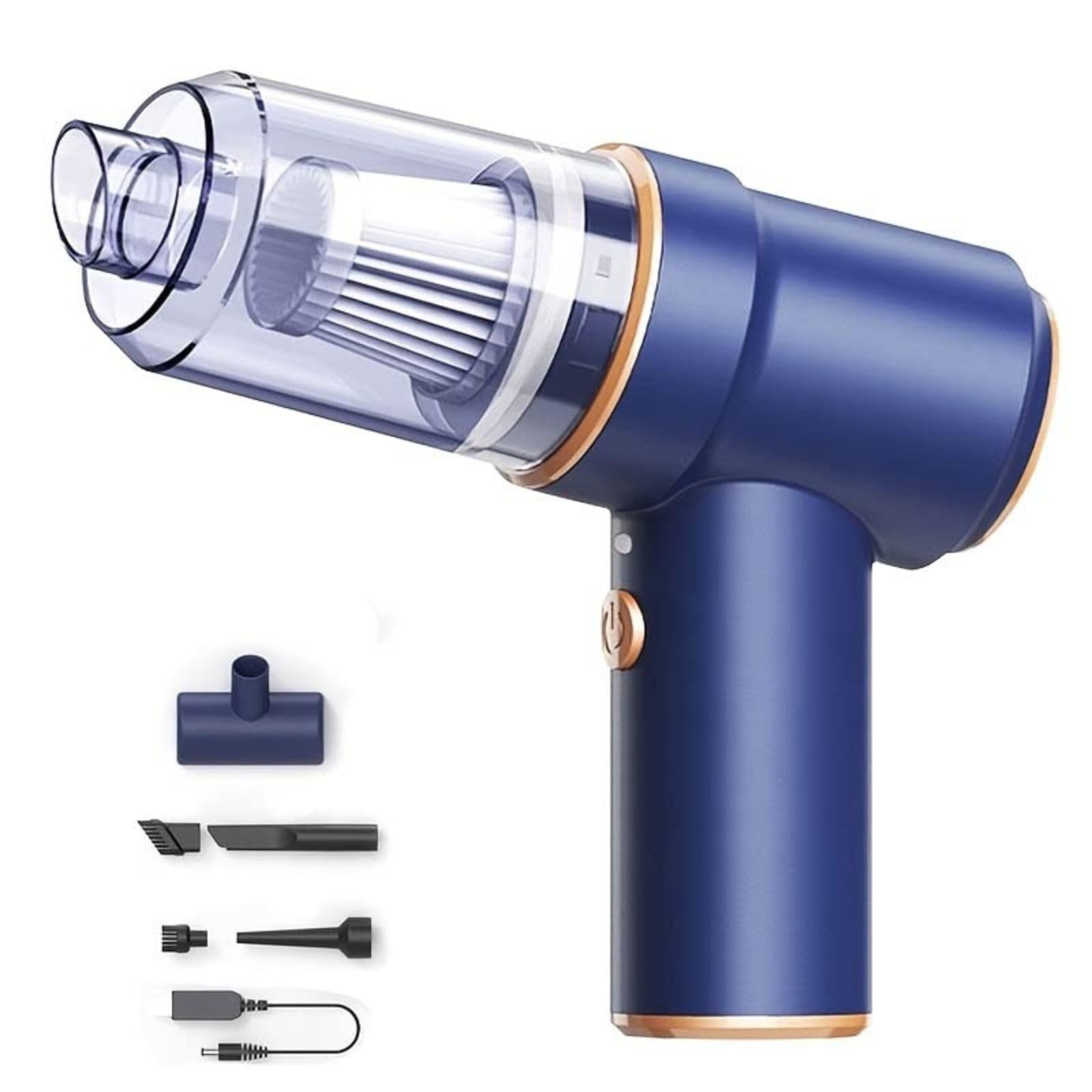 SMILEDRIVE Mini Vacuum Cleaner Wireless Car Vacuum Cleaner Home, Sofa 2 in 1 Blower and Vacuum Cleaner- Rechargeable 8000PA Powerful Vacuuming Device-image-9
