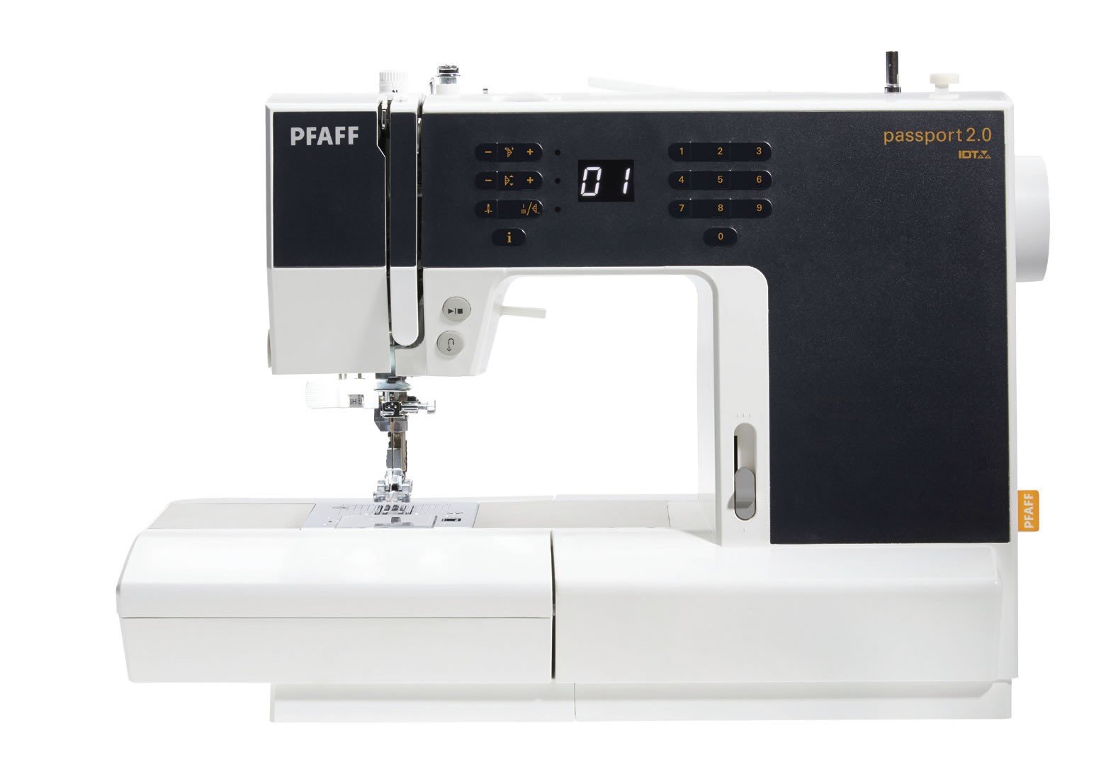 Pfaff Passport 2.0 - Macchina da cucire elettronica, professionale, cucito creativo, portatile