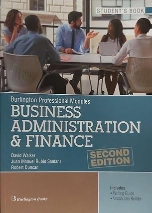 BUSINESS ADMINISTRATION FINANCE STS 2 ED (CICLOS FORMATIVOS)