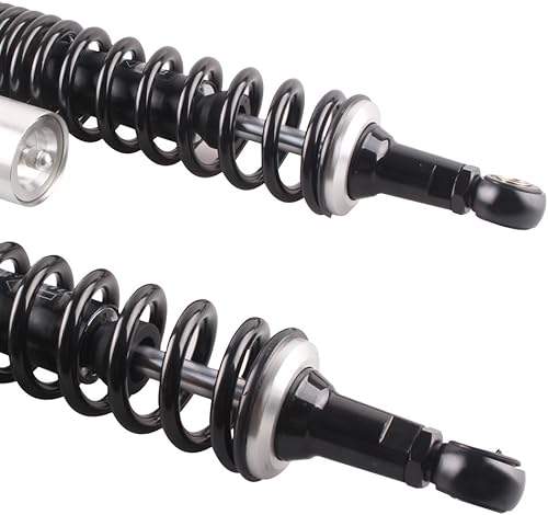 Miniatura 5 de Mallofusa Par de amortiguadores de aire traseros de motocicleta de 14.764 in compatibles para 150cc  750cc Karting Scooter ATV Yamaha Suzuki Honda