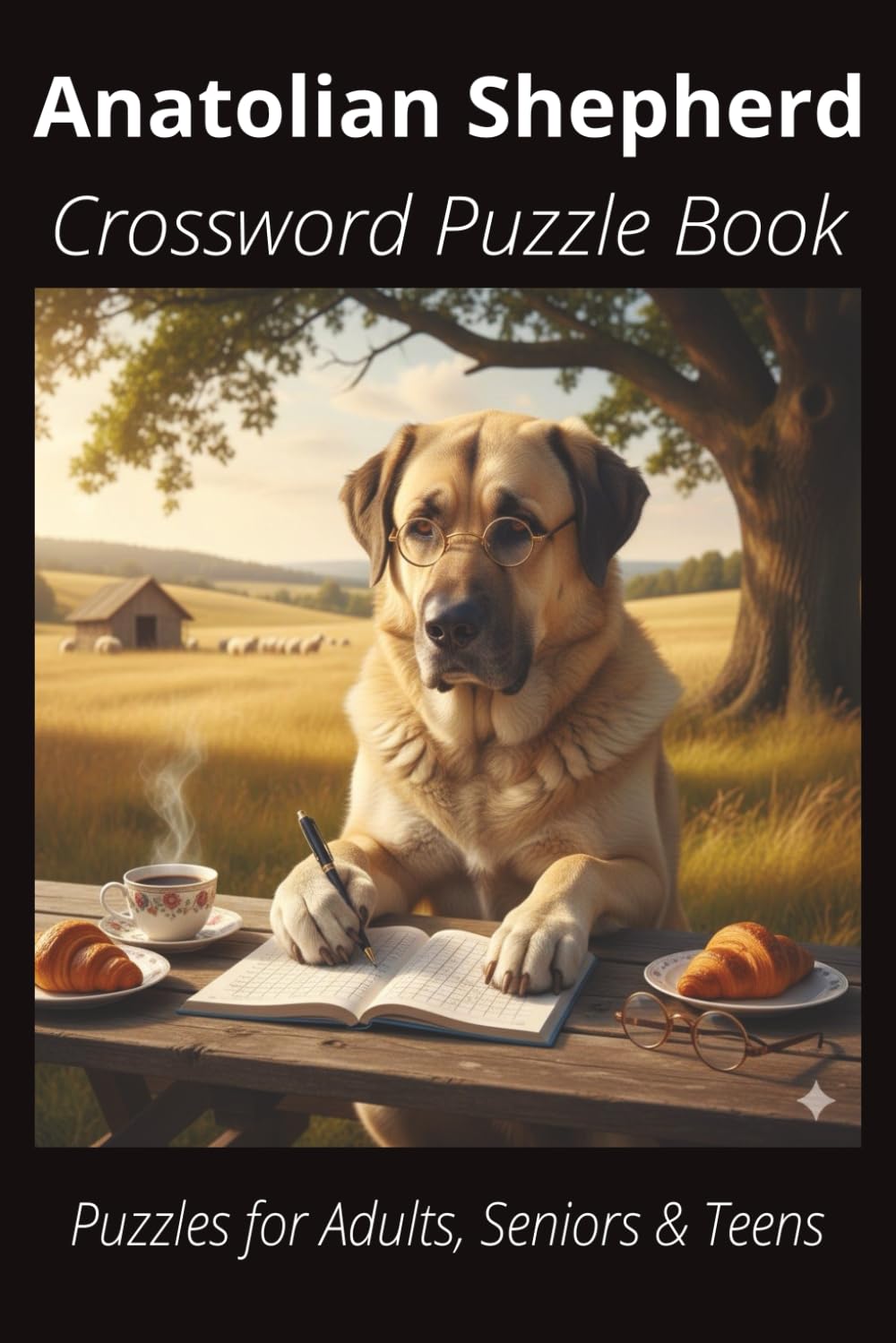 Anatolian Shepherd Dog Crossword Puzzle Book: Crossword Puzzles with Easy-to-Read Print About Anatolian Shepherd Dogs, Loyal Companions, Training, Fun ... Pet Lovers, Vacations, and Relaxing Moments