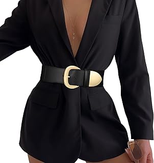 Women Wide Elastic Waist Belt for Dresses Fashion Thick Stretchy Belt fo...