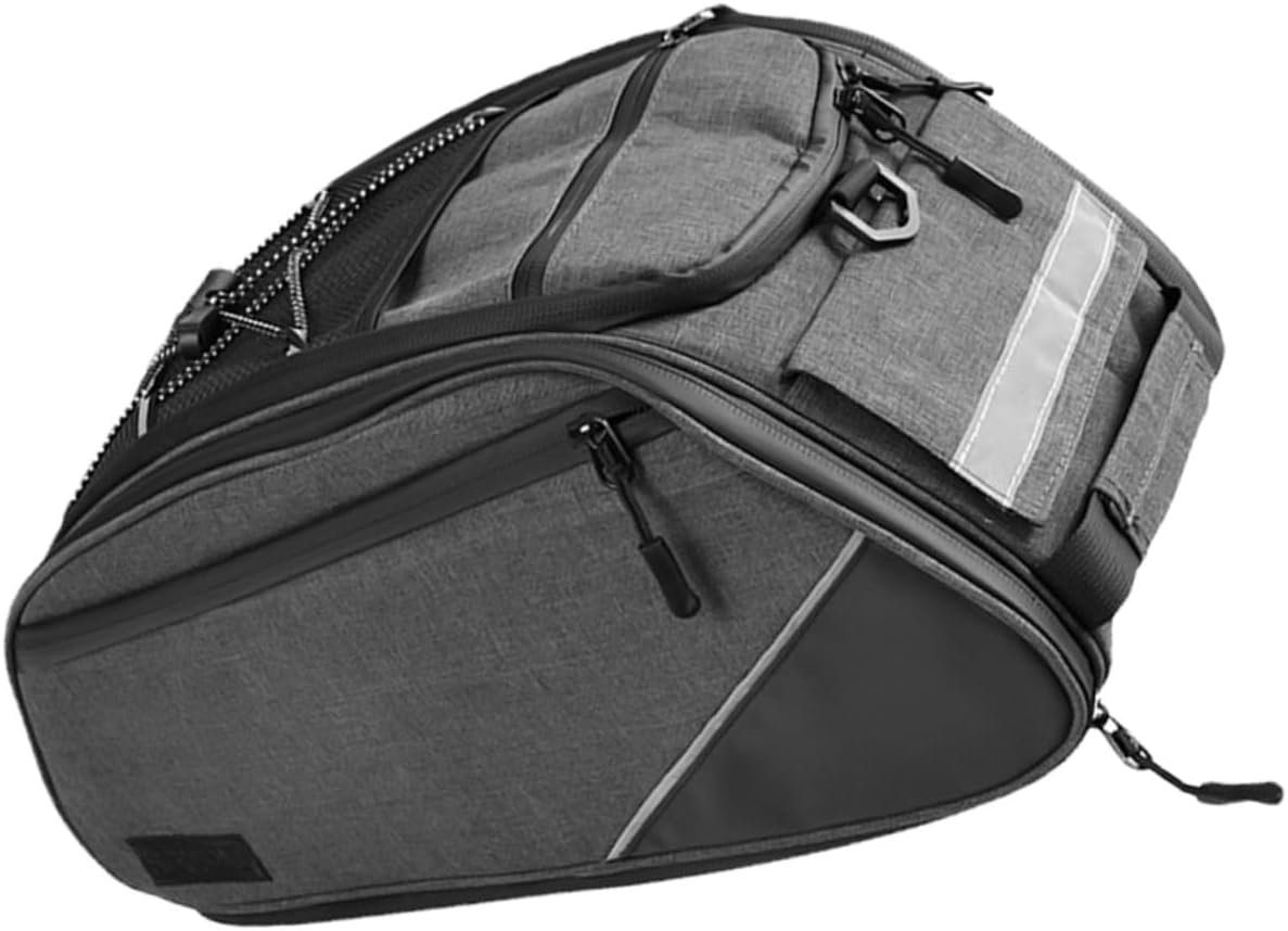 Bike Seat Bag Rear Seat Pouch for Cycling Capacity Storage for Essentials Easy to Install Compatible