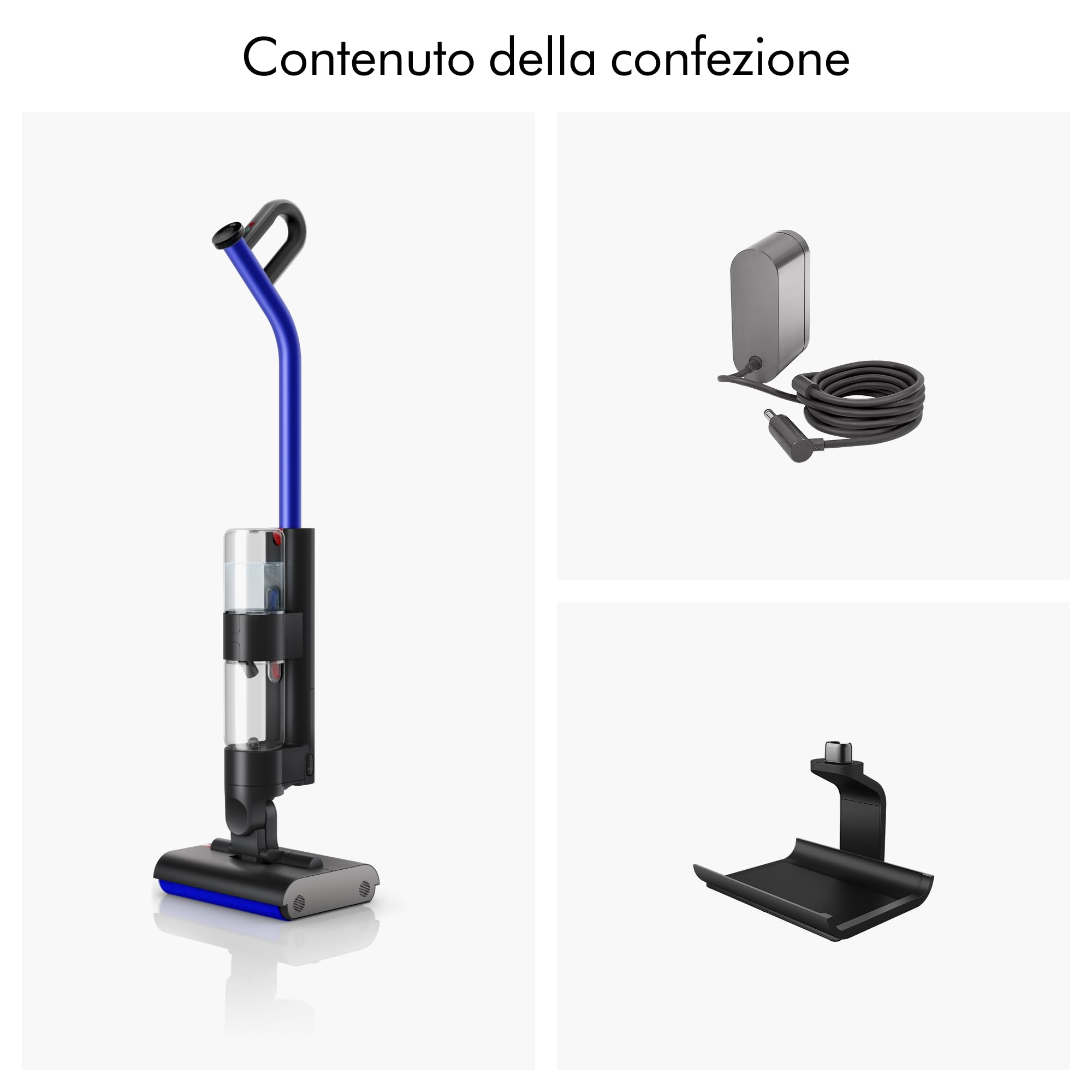 Dyson WashG1™ lavapavimenti per superfici dure – potente pulizia di sporco secco e bagnato (Nero/Blu)