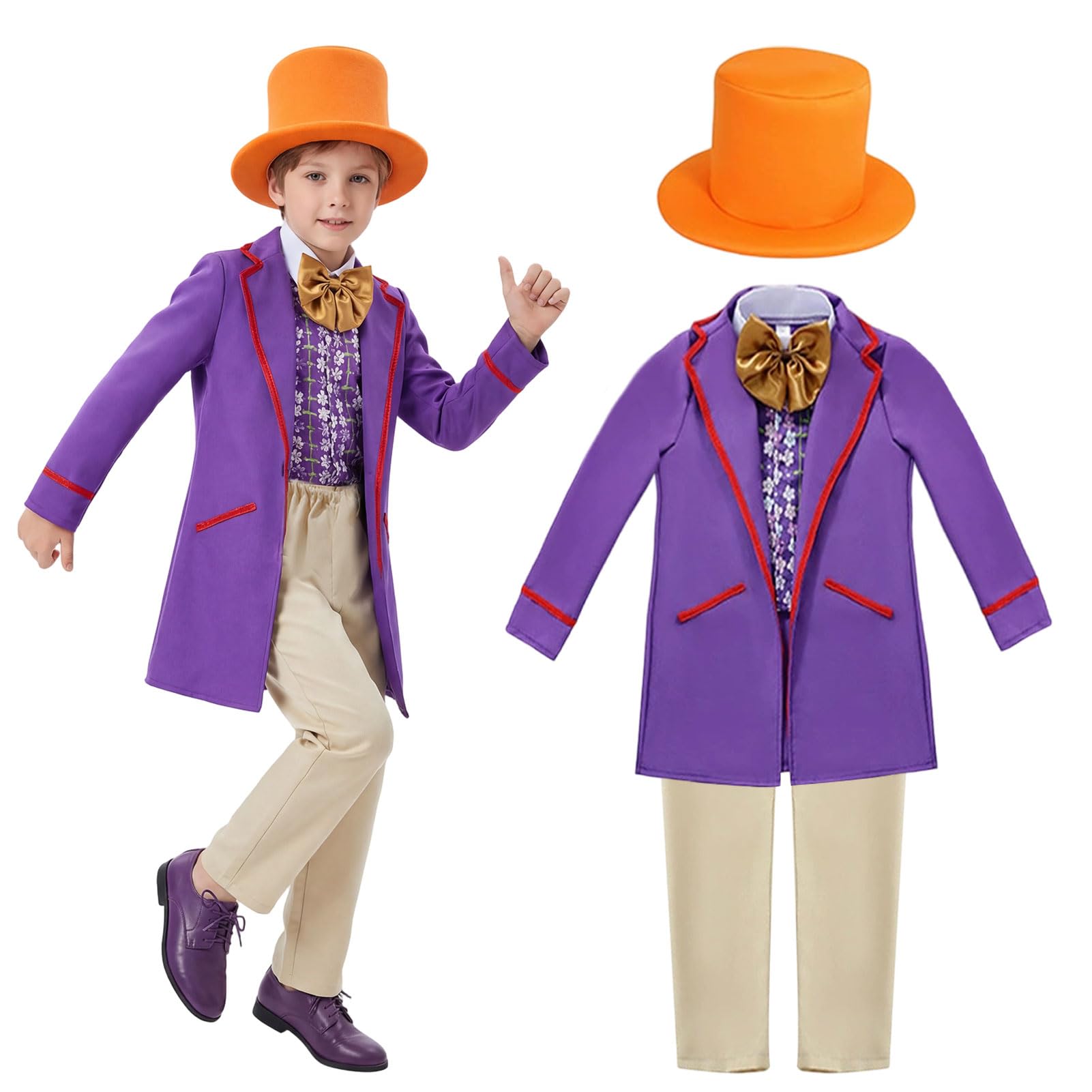 Crittygo Chocolate Factory Costume, World Book Day Costumes, Book Character Factory Workers Costume