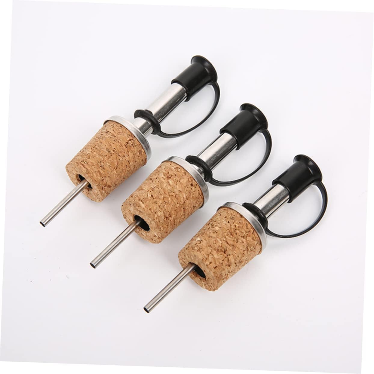 Amosfun 32pcs Reusable Wine Pourer Practical Wine Spout Stopper for Liquor Bottles Accessory for Parties and Gatherings