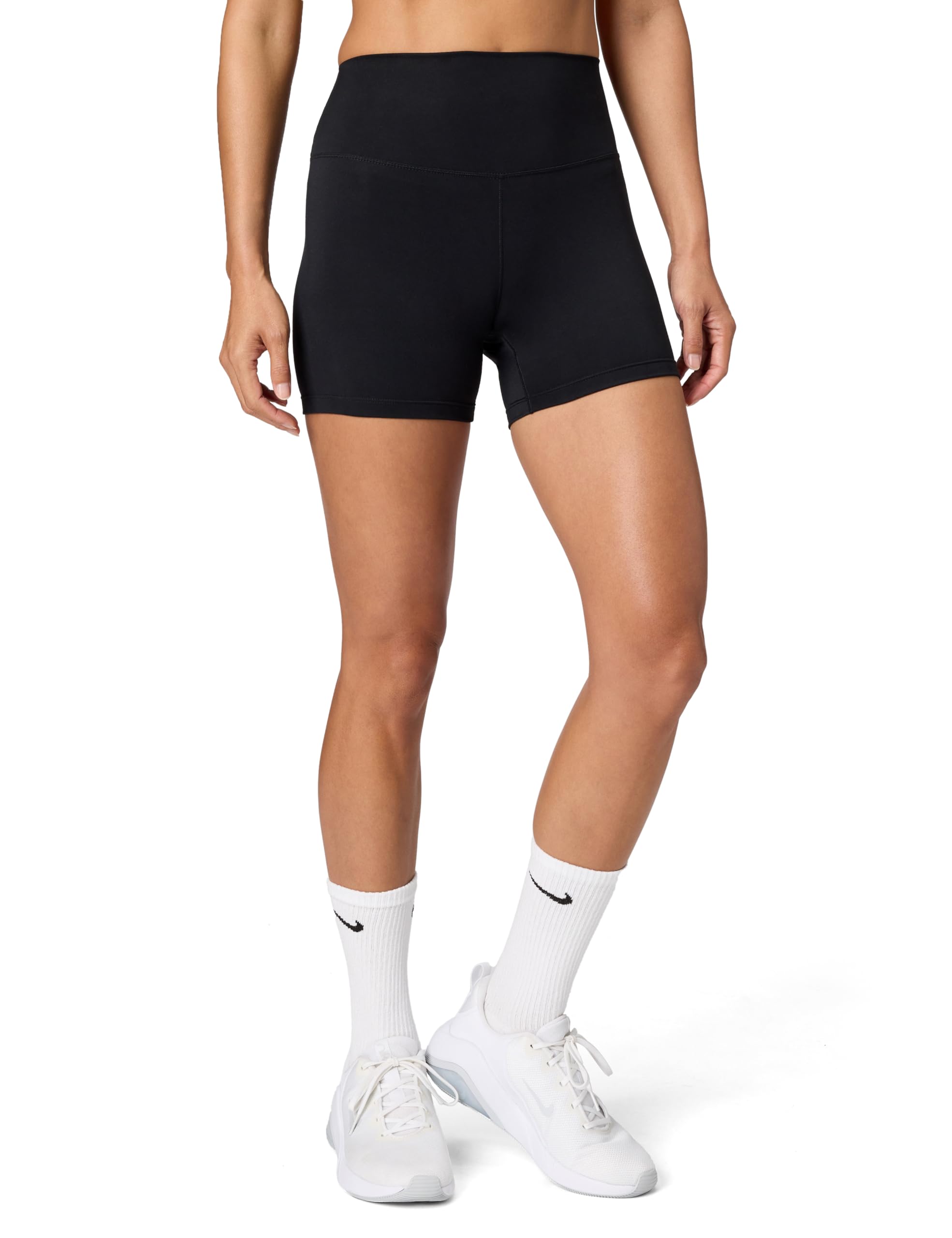 Nike Women's One High-Waisted 5" Bike Shorts, Black, Large