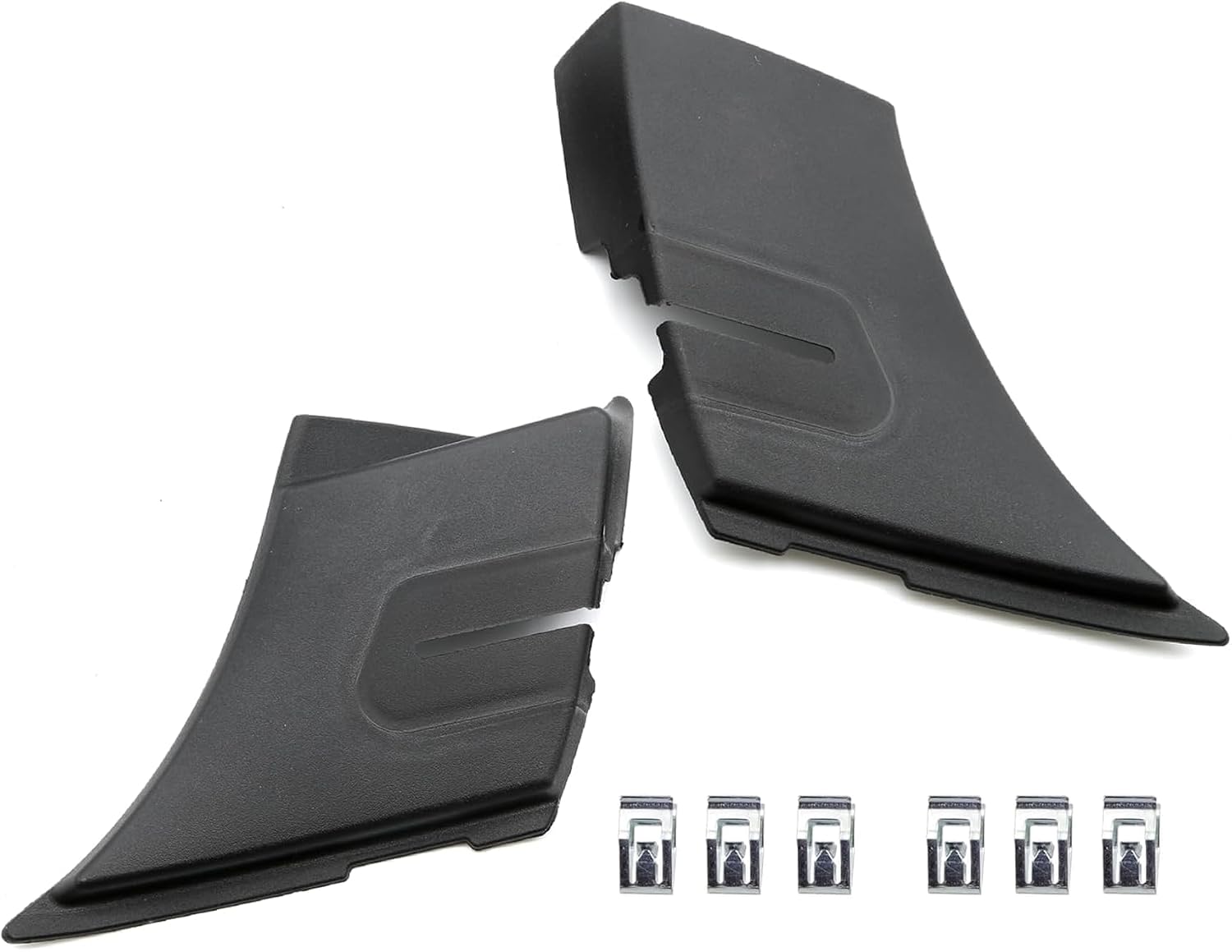 Windshield Wiper Cowl End Left & Right Side Fit for 2007-2014 Chevy Chevrolet Avalanche Suburban Tahoe for GMC Yukon XL for Cadillac Escalade ESV Replace 25820729 25820730
