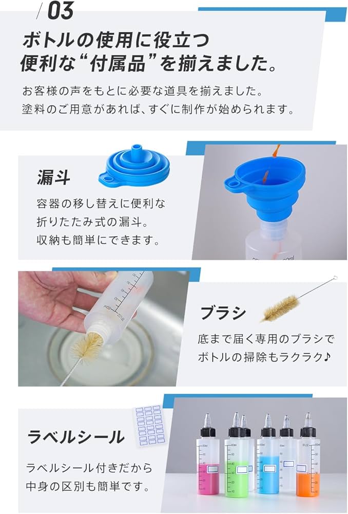 ドロッパーボトル 撹拌ボール付き 漏斗/ブラシ/ラベルシール付き 120ml Amazon.co.jp: Webirth ドロッパーボトル 撹拌ボールつき 漏斗/ブラシ