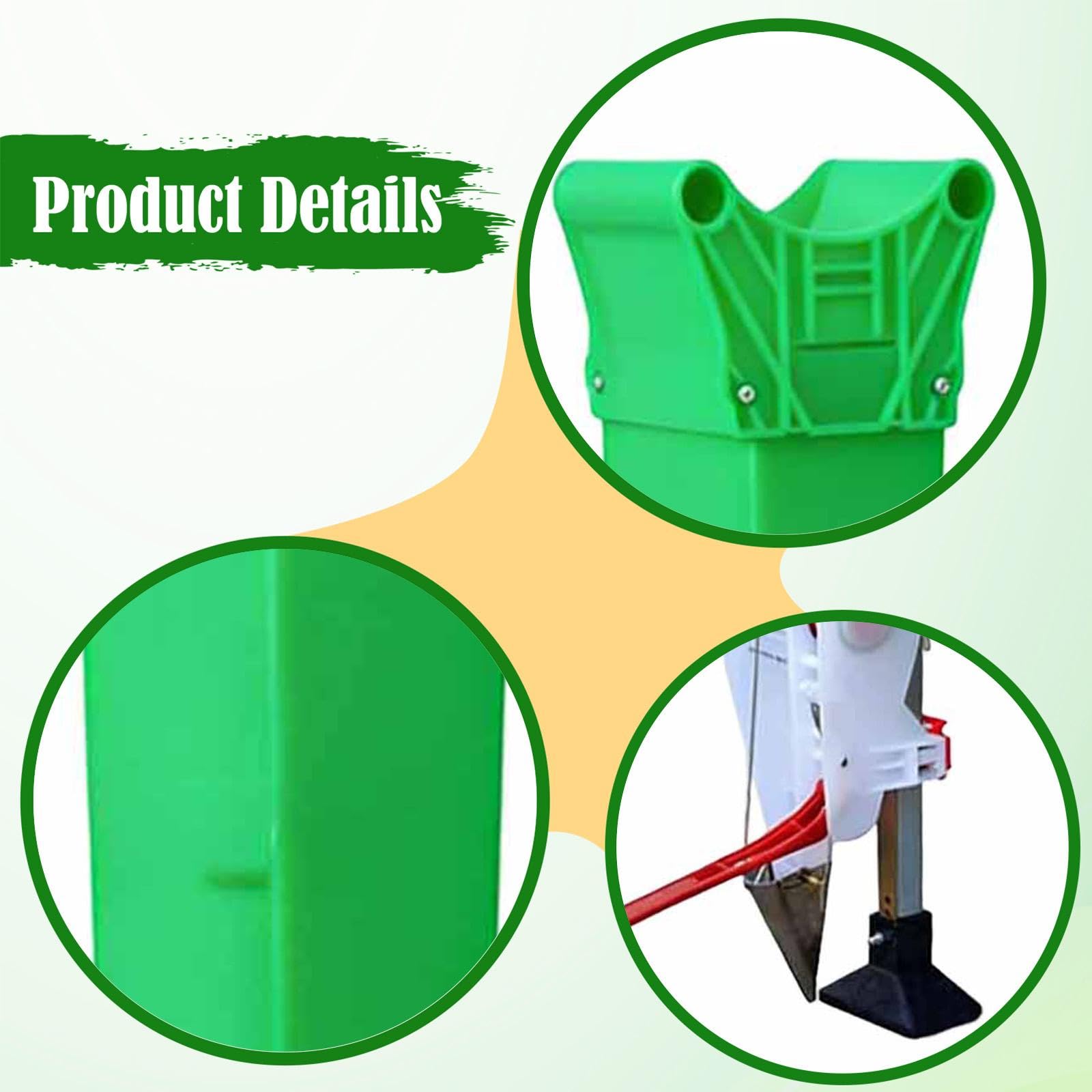 Sembradora Manual Reutilizable, portátil y Ajustable para esparcir Fertilizante en Patios, Jardines y césped, Style D