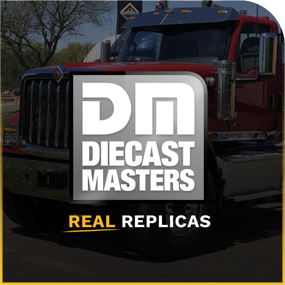 Diecast Masters International HX620 SBFA Day Cab Tridem Tractor | 1:50 Scale Model Semi Trucks Metallic Black by 71009