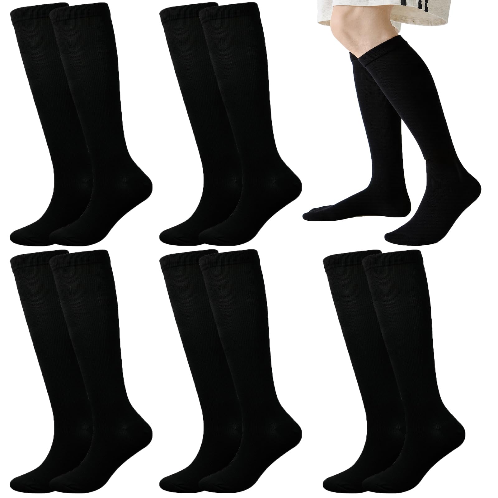 Looknniy 5 Pairs Compression Socks - Compression Socks | Mubboo