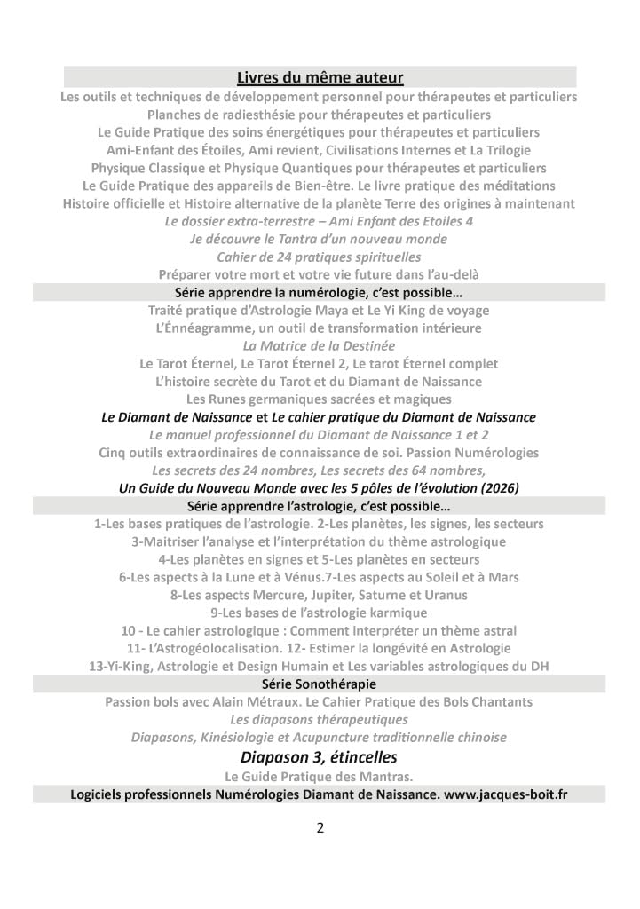 Diapasons, Kinésiologie et Acupuncture Traditionnelle Chinoise: Version Février 2026