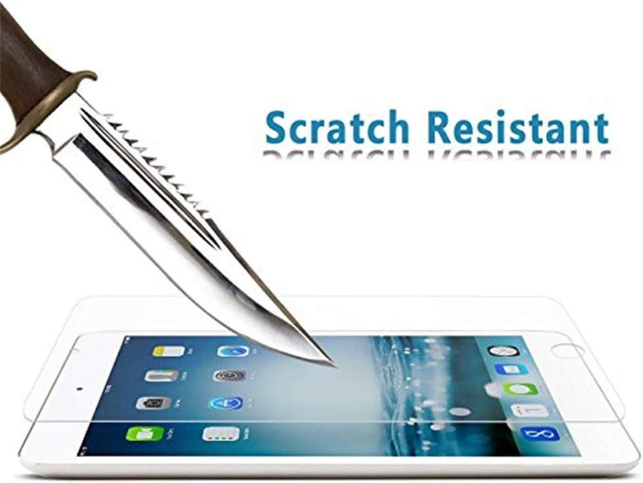2 PACK Screen Protector for iPad 9th 8th 7th Generation, 10.2 Inch Tempered Glass Film Screen Cover for iPad 9 8 7 (2021/2020/2019), Compatible with Apple Pencil