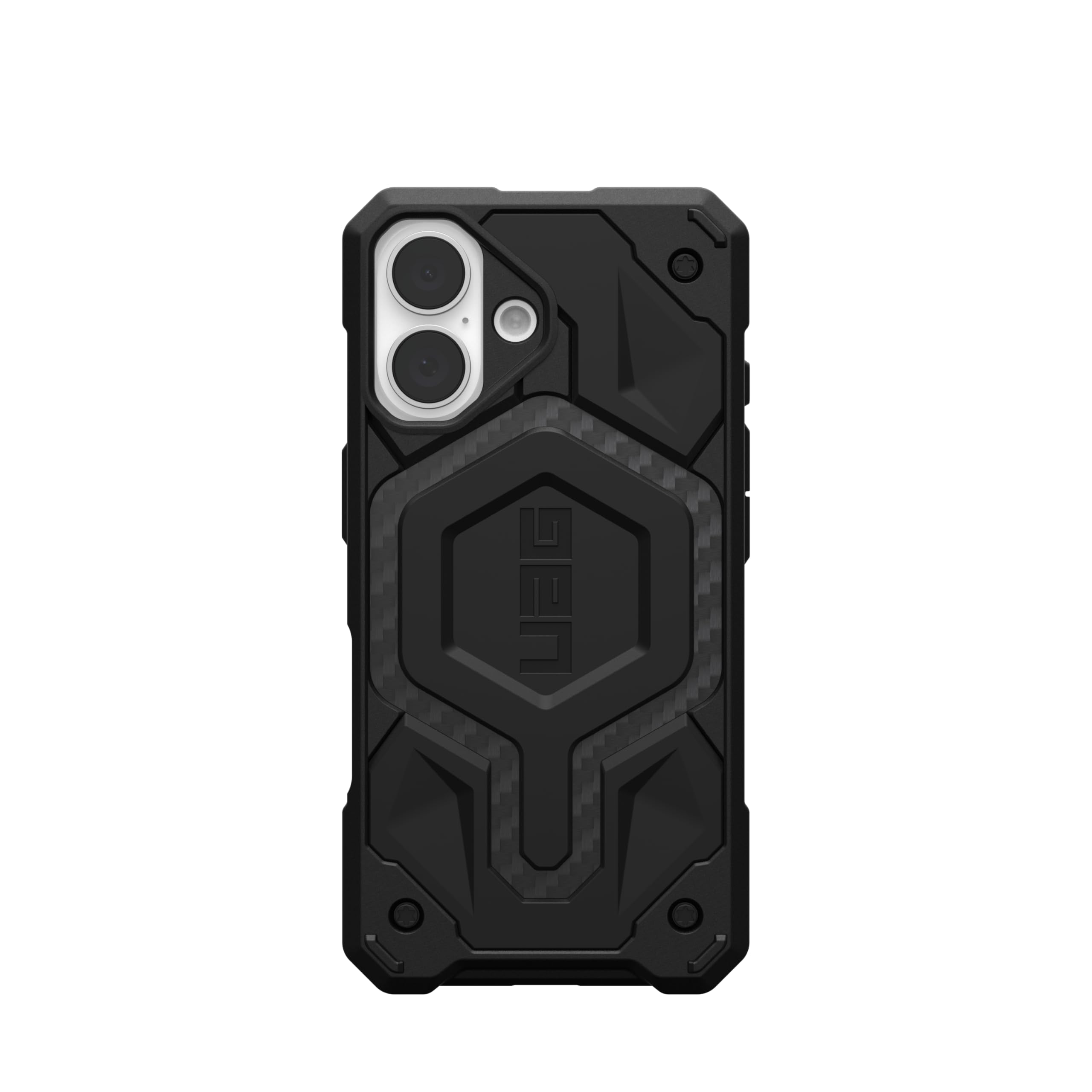 URBAN ARMOR GEAR Monarch Custodia iPhone 16 | Perfetta aderenza | Resistenza alle cadute di 7,6 m | Compatibile con la ricarica wireless | Tutte le porte accessibili