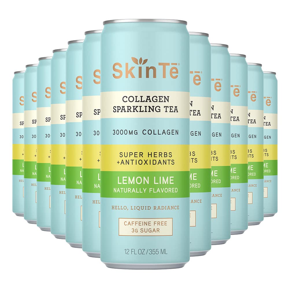 Collagen sparkling tea